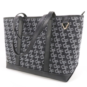 Large-Capacity Ladies' Fashionable Denim Tote Bag With Zipper Suitable For Simple Daily Work And Shoulder Bag Use - Product Image 4