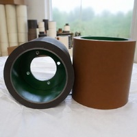 20, 14, 12, 10, 6, 4 Inch Rice Husker Rubber Roller NBR SBR Rubber Roller for Paddy Husking
