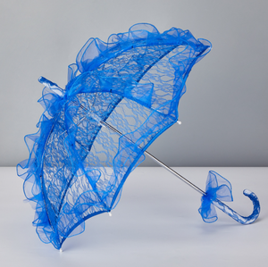 Элегантный танцующий зонтик ручной работы с новой вышивкой, свадебный реквизит для сцены, фото зонтики для вечеринки, Свадебный декор с кружевными оборками - Product Image 4