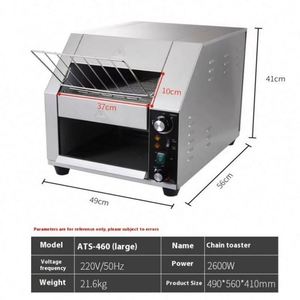 เครื่องทำขนมปังไฟฟ้าสแตนเลสสำหรับร้านอาหารเชิงพาณิชย์ ราคาประหยัด - Product Image 4