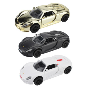 Plastic Super Car Models White Gold Black Cake Toppers Birthday Party Decorations Reusable - Product Image 4