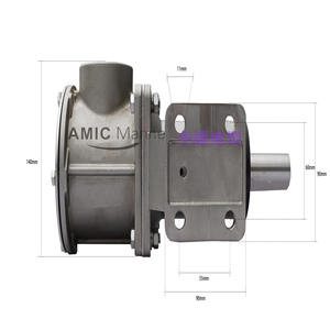 Bomba Marina Multifuncional de Alto Rendimiento FIP-300 de 2-1/4\", Autocebante de Alto Flujo con Impulsor Flexible de Acero Inoxidable - Product Image 3