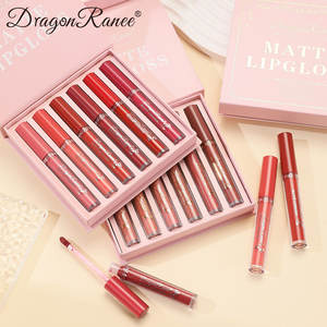Dragon Ranee 6PCs Matte <span class=keywords><strong>Lip</strong></span> <span class=keywords><strong>Gloss</strong></span> Style Nude Impermeable Lindo No Blooming Makeup <span class=keywords><strong>Lip</strong></span> Set <span class=keywords><strong>Lip</strong></span> <span class=keywords><strong>Gloss</strong></span> - Product Image 5