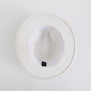 Chapeau de cowboy en coton unisexe à large bord, style rétro panamé, pour le printemps, l'automne, les activités de plein air et les festivals de musique - Product Image 3