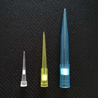 Pointes de pipette de laboratoire 10ul 50ul 100ul 200ul 300ul 1000ul 1250ul 5000ul 10000ul