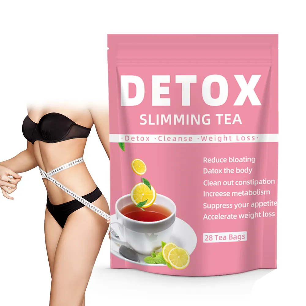 Wholesale Private Label Fast Nature Herbal Flat Tummy Tea Weight Loss Tea 14/28 Days Detox Slimming Tea