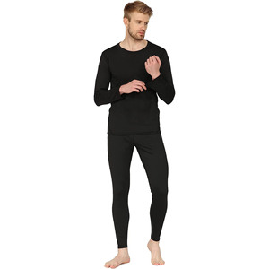 Camicia e <span class=keywords><strong>collant</strong></span> da <span class=keywords><strong>uomo</strong></span> intimo termico a maniche lunghe in pile invernale da <span class=keywords><strong>uomo</strong></span> - Product Image 3
