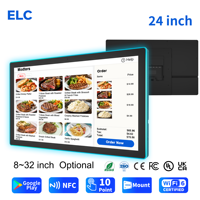 Pantalla Digital Táctil de Señalización WA2489T de 24 Pulgadas, RK3276S, 4+64GB, 3TOPS NPU, WiFi 6, NFC Opcional, Entrada HDMI, Montaje en Pared