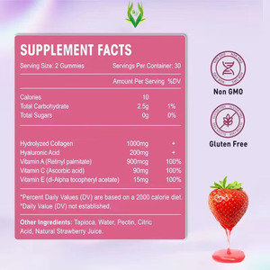 Bonbons Gommeux Antioxydants 100% Naturels OEM ODM pour la Santé de la Peau, au Collagène, Acide Hyaluronique et Vitamines pour l'Éclat et le Système Immunitaire - Product Image 2