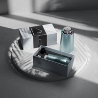 Diffuseur d'huiles essentielles élégant et portable en aluminium pour voiture, intelligent, sans eau, rechargeable par USB, écologique pour la maison