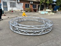 Estructura de Techo Circular de Aluminio Personalizada y Confiable, Estructura de Techo Circular Global, Estructura de Arco para Soporte de Iluminación