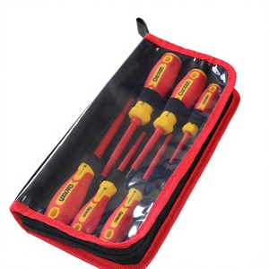Insulated <b>Screwdriver</b> Set 4 Pcs Phillips Cross Head Plastic Handle Anti Slip Texture For Electrical Repair DIY Tools - Product Image 5