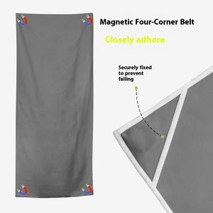 <span class=keywords><strong>Telo</strong></span> Mare in Microfibra Tinta Unita Stampato ad Asciugatura Rapida con Assorbimento Magnetico ai Quattro Angoli Anti-Sabbia e <span class=keywords><strong>Parasole</strong></span> Pratico - Product Image 1