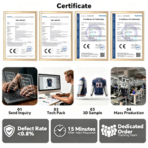قمصان كرة قدم مخصصة بالجملة من المصنع بدون حد أدنى للطلب - وقت إنتاج 10 أيام، نقبل الطلبات العاجلة لمواعيد البطولات - Product Image 4