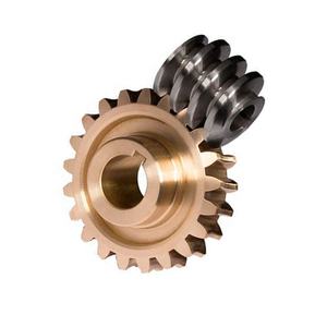 Ensemble d'engrenage et arbre à vis sans fin, engrenage en laiton personnalisé - Product Image 3
