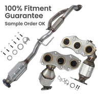 Collecteur d'échappement catalytique à montage direct compatible avec Lexus ES350 Toyota Avalon 3.5L 2005-2017 – Remplacement à visser