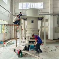 Machine de fraisage à faible consommation d'énergie et résistante à l'abrasion pour l'usine de traitement de la poudre de carbonate de calcium