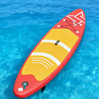 Planche de paddle gonflable tandem Drop Stitch pour deux personnes, idéale pour les couples et les activités parent-enfant (pêche et sports nautiques)