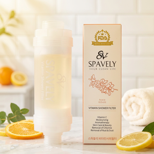 Filtre de douche vitaminé SPAVELY, 6 pièces, 1 ensemble, soin des cheveux, peau sèche, élimination de la rouille, soin de la peau, aromathérapie, OEM, ODM - Product Image 3