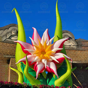 ดอกไม้ที่ทำให้พองได้ดอกไม้ในดินแดนมหัศจรรย์ดอกไม้สำหรับตกแต่งขบวนพาเหรดดอกไม้ทำให้พองได้ปลาปิรันย่ามีไฟ - Product Image 4