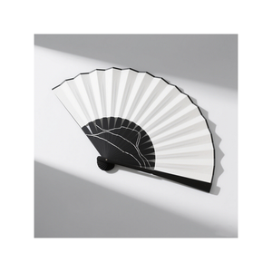 Vente en gros personnalisé plastique Hand Rave grand bois bambou ligne danse Clacker mariage clack pliant éventails blancs musique classique - Product Image 6