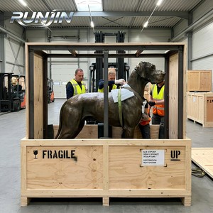 Escultura <span class=keywords><strong>de</strong></span> Bronce <span class=keywords><strong>de</strong></span> Pastor Alemán <span class=keywords><strong>de</strong></span> Alta Calidad, Hecha a Mano en Fundición Profesional, Tamaño Real, <span class=keywords><strong>para</strong></span> Jardín o Exteriores, Figura <span class=keywords><strong>de</strong></span> Seguridad - Product Image 6