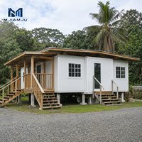 Maison préfabriquée de luxe à 2 chambres en conteneur maritime, bâtiment de bureau moderne, panneaux sandwich isolés, cuisine étanche, fabrication OEM