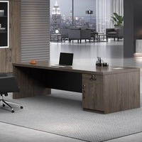 Chaise de bureau moderne simple combinaison de grande classe bureau patron président meubles en bois salle à manger ordinateur du directeur simple