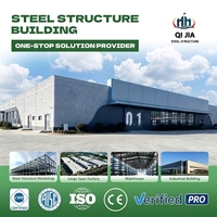 Bâtiment d'entrepôt en structure métallique à grande portée sur mesure pour le stockage logistique industrielle