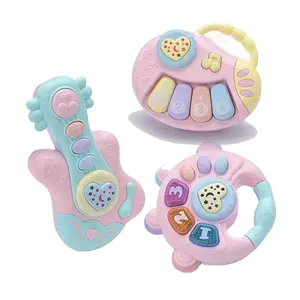 Shan tou factory direct to sell Baby music rattle drums early educational toys musical instruments