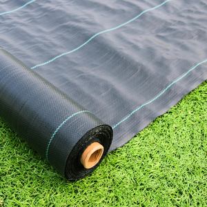 Membrane anti-mauvaises herbes en plastique en gros, toile tissée en PP, tapis de paillage, tissu paysager, couverture de <span class=keywords><strong>sol</strong></span> agricole - Product Image 1