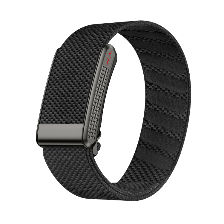 Black Smart Band With Black Strap
