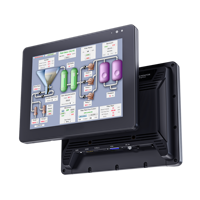 Moniteur tactile de 8 pouces, 1000 nits, IP65, lisible en plein soleil, pour véhicules et applications marines