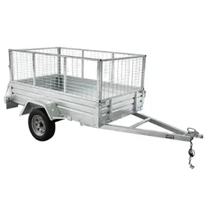 Practical ATV Special Land Transport Curtain Box Trailer Steel Trailer Box Car Trailer