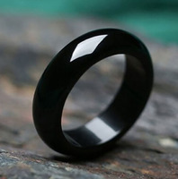 Bague en cristal d'agate blanche naturelle, bagues en pierre précieuse d'agate verte jaune noire de cornaline teintée authentique pour bijoux unisexes