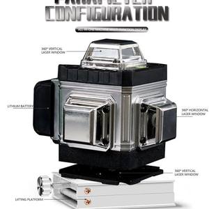 Nivel Láser Verde de 16 Líneas Lsi 505-520Nm de Grado Industrial con Autonivelación Automática, Trípode y Estuche - Product Image 3