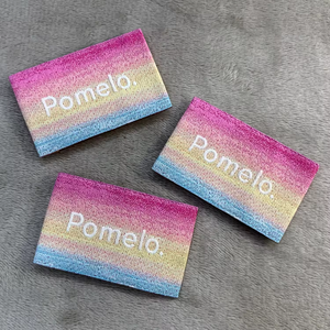 Sang trọng tùy chỉnh Polyester Áo sơ mi Nhãn Chất lượng cao Damask Thiết kế laser cut chăm sóc rửa một cách cẩn thận in logo may dệt nhãn - Product Image 6