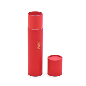 Bijoux personnalisés collier stylo parfum rouge à lèvres huile essentielle petit long emballage cylindrique boîte de papier ronde tube de papier - Product Image 3
