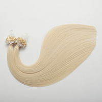 Extensions de cheveux humains à micro-boucles de haute qualité, double épaisseur, cuticules intactes, non traitées, extensions de cheveux à micro-anneaux