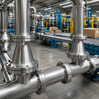 Reductor Concéntrico de Titanio Grado 2 para Tuberías de Hidrógeno (H2) de Energía Limpia, Soldadura a Tope, Sin Corrosión, ASME B16.9 ASTM B363