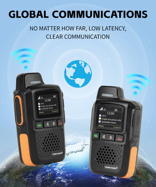 TID TD-M13 CAT1 4G Global PTT POC Radio Unlimited Range Walkie Talkie Long Distance Handheld Two Way Radio