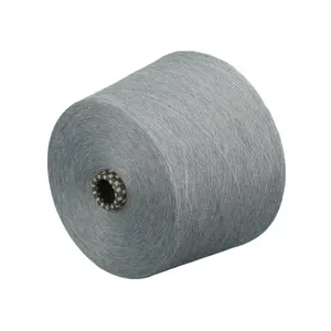 ポリエステル80% 綿20% 高靭性糸混紡糸Ne32/1シロ紡績紡績糸編み物用