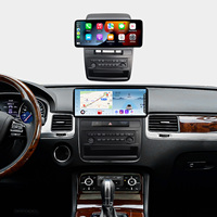 Kit radio DZ Factory pour VW Touareg 2011-2017 LHD RHD, écran large noir mat, support en plastique Android avec câbles assortis