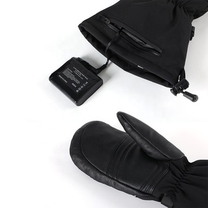 Toptan Kışlık Kayak Deri Eldivenleri, Erkekler ve Kadınlar için Dokunmatik Ekranlı Isıtmalı Eldivenler - Product Image 6