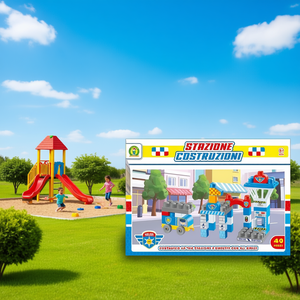 ชุดตัวต่อสถานีตำรวจ 40 ชิ้น สำหรับเด็กอายุ 3 ปีขึ้นไป - Product Image 3