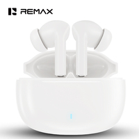 Écouteurs stéréo sans fil Remax, écouteurs intra-auriculaires sans fil Bluetooth avec micro à réduction de bruit pour le sport/l'entraînement