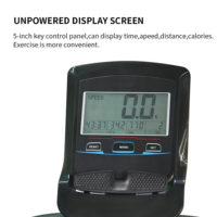 Caminadora Mecánica Curva con Pantalla LED, 1-20 km/h, Máquina para Correr Curva para Gimnasio en Casa, Equipo de Ejercicio Aeróbico y Fitness