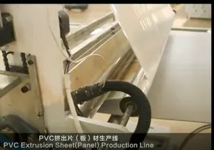 Linea di macchine per estrusione di fogli trasparenti in PVC per estrusore di fogli morbidi e rigidi in PVC Leader