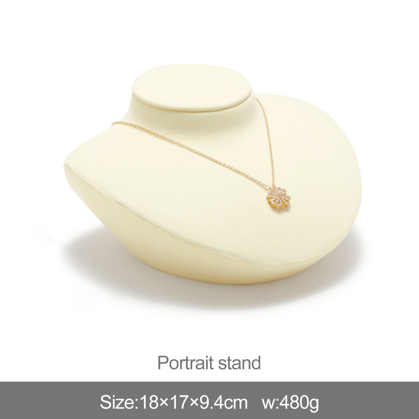 short necklace stand