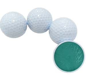 Paquete de 2 Pelotas de Golf con Cubierta de Surlyn y Núcleo de Goma, Duraderas, de Larga Distancia, para Práctica, Principiantes y Aficionados, Uso Comercial OEM Personalizado - Product Image 1